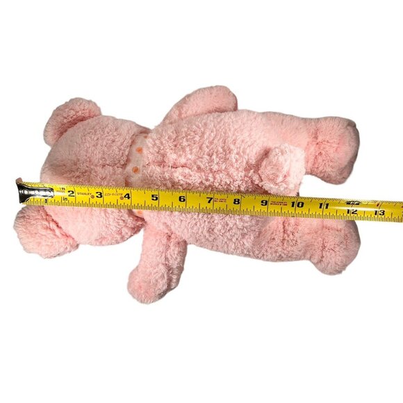 Napco Pink Lotsa Love Teddy Bear Plush 12 inch Soft Sheer Bow Lovey Baby READ - Picture 11 of 11